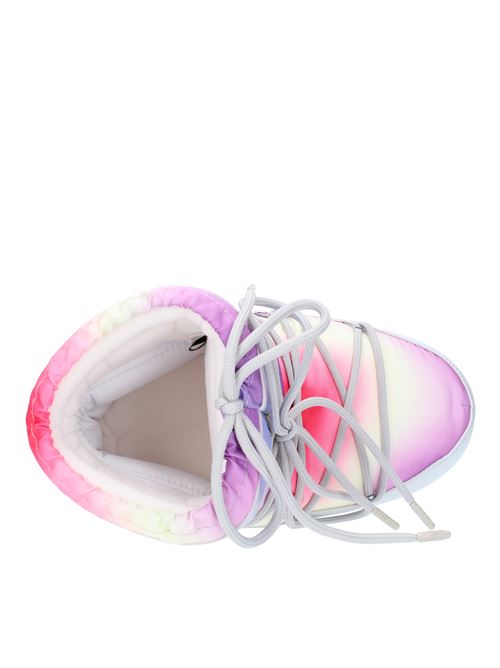 Stivaletti da neve modello ICON LOW TIE DYE MOON BOOT in nylon tecnico idrorepellente MOON BOOT | 140942GHIACCIO